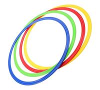 Housoutil 4pcs Agility Rings Soccer Training Equipment Pp Plastic Speed and Agility Training Circles for Football Coordination and Versatile Outdoor Practice