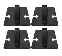 Housoutil 4Pcs Car Microphone Holder Clips for Mobile Radio Ic-2720H Ic-2820Ht M241 Dr635, Plastic Mic Hook Mounts for Vehicle Communication Accessories