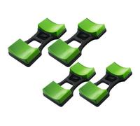 Housoutil 4pcs Dumbbell Holder Stand Set with Small Large Dumbbell Supports, Heavy-duty Hand Weights Storage Rack for Home Gym Fitness Equipment