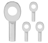 Housoutil 4pcs Gym Pulley Cable End Terminal Connectors for Wire Rope, Iron Material with Secure Fit and Easy Replacement, Suitable for Exercises and Gym Pulley Machines