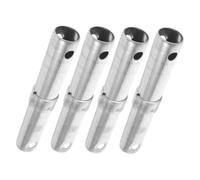 Housoutil 4pcs Heavy Duty Scaffold Pins Galvanized Scaffolding Connectors with Joint Spacing Stable Scaffold Support Accessories for Mobile Scaffolding Safety and Reliability