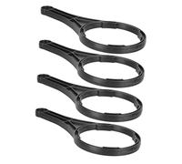 Housoutil 4pcs Heavy Duty Water Purifier Spanner with Reinforced Tooth Grip for Filter Canister Housing Reusable Wrench for Household Water Filter Maintenance