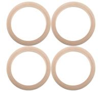 Housoutil 4pcs Natural Wood Bangles Set, Unfinished Wooden Bracelets 25mm Wide with 68mm Inner Diameter, DIY Craft Accessories for Painting, Jewelry Making, Arts and Crafts in UK