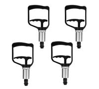 Housoutil 4pcs Plastic Manual Vacuum Cupping Pump with Suction Control, Portable Handheld Massage Device for Body, for Cupping Therapy Sessions at Home the Go