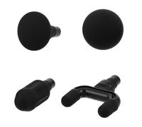 Housoutil 4pcs Silicone Deep Tissue Muscle Massager Gun Heads Replacement Attachments for Fitness Use Targeted Percussion Massage Suitable for Back Legs Arms