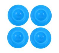 Housoutil 4pcs Silicone Egg Holder for Fridge Egg Rack Boiled Carrier Storage Countertop Dish Chicken Tray Serving Display