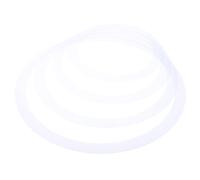 Housoutil 4pcs Snare Drum Damper Pads Made of Sturdy PC Film Portable Drum Silence Rings for Practice and Tone Control Not Easy to Deform or Break