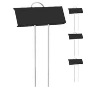 Housoutil 4pcs Stainless Steel Plant Labels with Pointed Ends Metal Garden Markers for Vegetables and Plants Easy to Carry and Save Effort for Flower Shops and Gardening Art