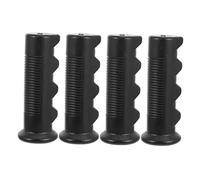 Housoutil 4pcs Trolley Handle Covers Rubber Grip Sleeves for Handlebars Bike Handle Trolley Cart