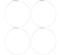 Housoutil 4Pcs Washer Door Seal Retaining Rings Stainless Steel, Spring Clamps for Front Loader Washing Machines, Maintenance Friendly for Domestic Use