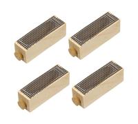 Housoutil 4PCS Wooden Queen Beehive Cage for Beekeeping, Queen Rearing Equipment and Hive Transport Holder, Bee Package Protector Cage for Apiary Use