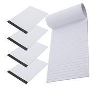 Housoutil 5 Books A5 Notepads for Office Memo and Planning, Paper Tear off Notepads with 25 Sheets Each, Smooth Writing and Convenient to Carry, for Students and Staff