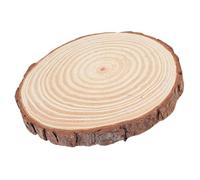 Housoutil 5-Inch Outdoor Garden Wood Stepping Stones Slice, 23-25Cm Wooden Walkway Paver for Yard Decor, Weather-Resistant Garden Pathway Landscaping Stone