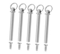Housoutil 5 Sets Folding Fan Repair Kit Metal Shaft Rivets and Nuts DIY Fasteners for Handmade Paper Wooden Fans Compatible with Various Models
