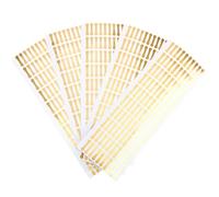 Housoutil 500Pcs Self-Adhesive Food Sealed Labels PVC Stickers for Freshness Protection and Safety Assurance