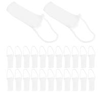 Housoutil 50pcs Elastic Mesh Retainer Cap for Adult Head, Cotton Compression Wrap with Stretch Netting for Efficient Wound Protection and Multipurpose Usage in Hospitals and Outdoor Sports