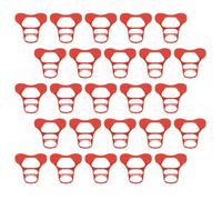 Housoutil 50Pcs Plastic Anti-Pecking Glasses for Geese and Ducks, Thickened Eye Masks with Latches, for Duck Farming and Poultry Care