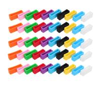 Housoutil 50pcs Silicone Replacement Strap Holder Watch Band Retainer Ring Silicone Band Keeper Ring Watch Replacement Loops Strap Retainer Holder Loops