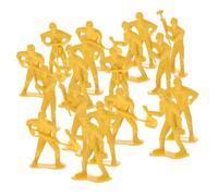 Housoutil 54pcs Engineering Worker Figurines Model Set for Durable Plastic Construction Figures for DIY Play Realistic Design Enhances Cognitive Skills and Creativity Educational Gift