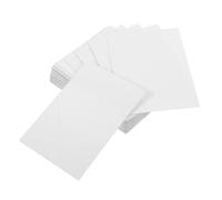 Housoutil 57pcs Double-sided Blank Plastic Playing Card for Heat Transfer Custom Designs Card Tricks