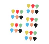 Housoutil 5pcs Artist Face Painting Sponge Foundation Makeup Sponge Tear Drop Shaped Bright Colors Portable