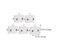Housoutil 5pcs Electrical Light Door Control Switch for Cabinets Wardrobes Pantry Normally Closed Door Activated Off Switch for Closet and Cupboard Lighting