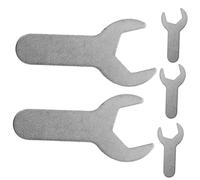 Housoutil 5pcs Gas Bottle Spanner Multifunctional Wrench Set Steel Hand Wrenches 27mm Large Opening for Home Gas Regulator Valve Maintenance