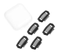 Housoutil 5pcs Lightweight Abs Pet Hair Clip with Nose Bridge Clamp Structure for Small Breed Dogs and Kittens, Quick and Easy to Use Decorative Hair Pin for Grooming and Photos, Black