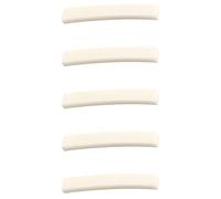 Housoutil 5pcs Ox Bone Guitar Nuts Replacement for Acoustic and Electric Guitars Provide more Vibration for Families and Friends