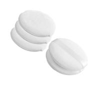 Housoutil 5pcs Rounded Supple Makeup Applicators for Loose Powder Application for Girl and Woman Face Makeup Routine