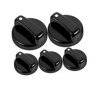 Housoutil 5pcs Stove Knob Replacement for Gas Stove Knobs Simple Style for Range Kitchen Accessories