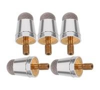 Housoutil 5Pcs Stylus Pen Replacement Tips with Conductive Fiber Mesh, M3 Threaded 6.0Mm Diameter, Fine Tip Capacitive Stylus for Tablets and Smartphones Touch Screens