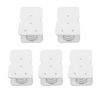 Housoutil 5pcs Tissue Box Spring Plate Automatic Lifting Support Plastic and Iron Stable Tissue Dispenser Spring Holder for Dining Table and Busy Desks