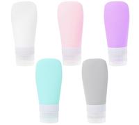 Housoutil 5pcs Travel Bottle Lotion Bottle Portable for Cosmetics Toiletries Packing