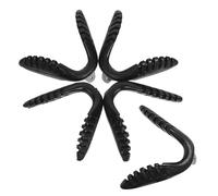 Housoutil 5pcs U-shaped Replacement Nose Pads for Sports Eyewear, Non-slip Pvc and Stainless Steel Bridge, Comfortable Fit with Integrated Design, for Highspeed Rides and Endurance Sports