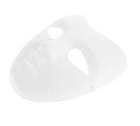 Housoutil 5pcs White Paper Masquerade Masks Blank Design for DIY Painting, Paintable Face Masks for Costume Party and Craft Time, Lightweight Paper Material