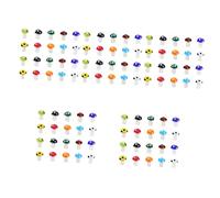 Housoutil 5sets 20pcs Mushroom Pendants for DIY Jewelry Craft Vivid Decorative Ornaments for Earrings and Bracelets DIY Enthusiasts Bright and Eye Catching Designs 20pcs*5