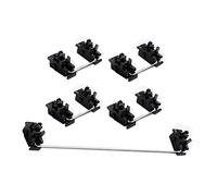 Housoutil 6.25u Satellite Stabilizer for Mechanical Keyboard Abs Material Easy to Install Fixing on Positioning Plate Compatible with 60% 87% 104% Keyboards Suitable for Enter Key and Space