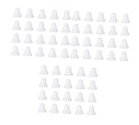 Housoutil 60 pcs Foam Jingle Bell Shape Christmas Tree Decor DIY Craft Materials Lightweight Bells for Creative Holiday Decorations and Handmade Ornaments