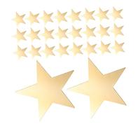 Housoutil 60pcs Double-sided Glitter Star Paper Cutouts for Scrapbook DIY Classroom Wall Art Wedding Party Decorations Multipurpose Bulk Stars for Crafts and Event Decor