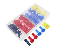 Housoutil 65Pcs Electrical Wire Connectors Kit Quick Splice T Tap Disconnects for Versatile Wiring Durable Insulated Connectors for Various Applications