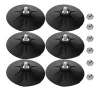 Housoutil 6Pcs Boxing Bag Stand Base Suction Cups Wear-Resistant Replacement Feet for Boxing Training Equipment Suitable for Gym Use