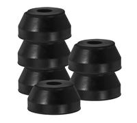 Housoutil 6pcs Cane Tips Replacement Rubber Foot Tri-Foot Heavy Duty Non-Slip Easy Installation Adjustable Design for Outdoor Activities Walking Canes Crutches Elderly Men