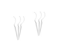 Housoutil 6pcs Fake Eyelash Display Rack Curve Eyelash Wearing Aid Tool for Home Salon Use Grafting Tool for Makeup Enthusiasts