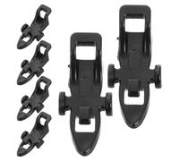 Housoutil 6pcs Fishing Lures Holder Bait Keeper Plastic Hook Retainer with Easy Installation Secures Lures and Hooks for Fishing Rod Accessories