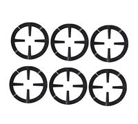 Housoutil 6pcs Gas Stove Stand Coffee Pot Holder Kitchen Shelving Storage Racks for Gas Stove Bracket