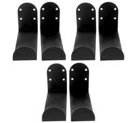 Housoutil 6pcs Metal Snowboard Storage Rack Wall Mount Display for Garages | Heavy-duty Support, Fast Installation, Space-saving Layout, Stylish Black Finish, for Sports Rooms and Boards