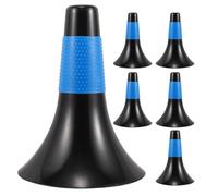 Housoutil 6pcs Plastic Training Cones for Sports Drills, Agility and Speed Marker Cones for Football and Basketball Practice, for Roller Skating and Ball Control Exercises