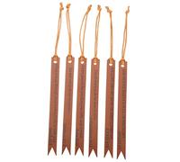 Housoutil 6pcs PU Leather Bible Bookmarks with Scripture Sayings Book Page Marks for Readers Students Teachers Christian Gifts for Bible Lovers and Book Enthusiasts