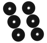 Housoutil 6PCS Rubber Speaker Feet for Subwoofers and Audio Equipment Vibration Non Slip Pads for Amplifiers Rack Cases Instruments and Stability
